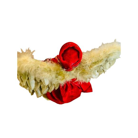 Santa's Workshop Diva Angel Tree Topper Red 16" Christmas Holiday - Picture 10 of 12